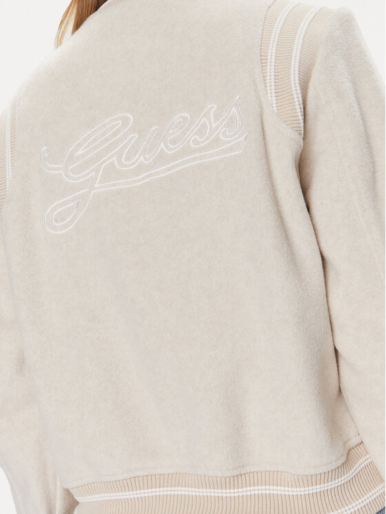 Guess Guess Bomberjacke Gloria W4RL45 WFWS2 Écru Regular Fit