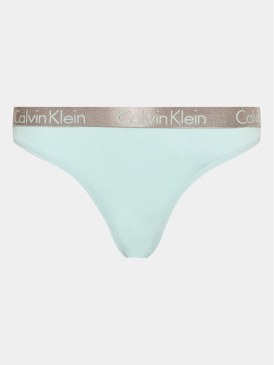 Calvin Klein Underwear Calvin Klein Underwear Stringi 000QD3539E Niebieski