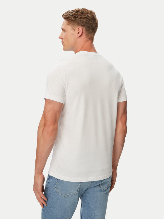Karl Lagerfeld Jeans Karl Lagerfeld Jeans T-shirt B3M17001 Bijela Slim Fit