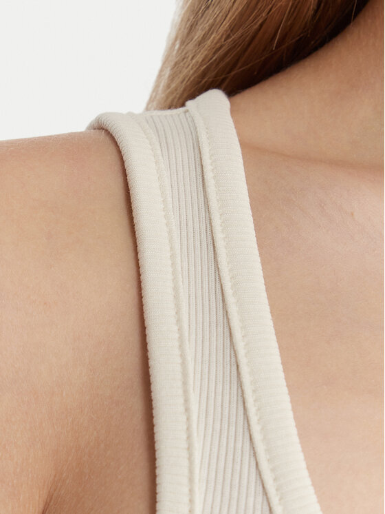 Guess Jeans Guess Jeans Topiņš W6RP20 KA0H1 Écru Slim Fit