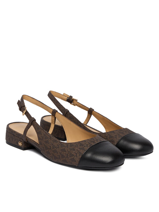 MICHAEL Michael Kors MICHAEL Michael Kors Ballerinas Perla Flex Sling Fat 40T5PLFS1B Braun