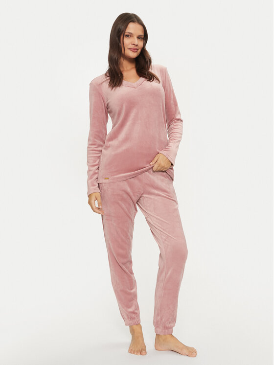 Selmark Pigiama P8373 Rosa Regular Fit, taglia : XL