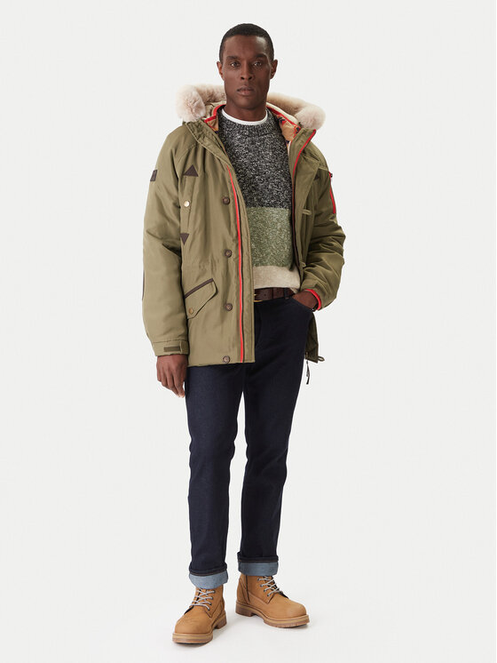 Mustang Mustang Winterjacke Scottsdale 1016900 Grün Regular Fit