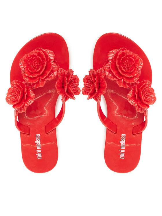 Melissa Žabky Mini Melissa Harmonic Springtime Inf M 35705 Červená