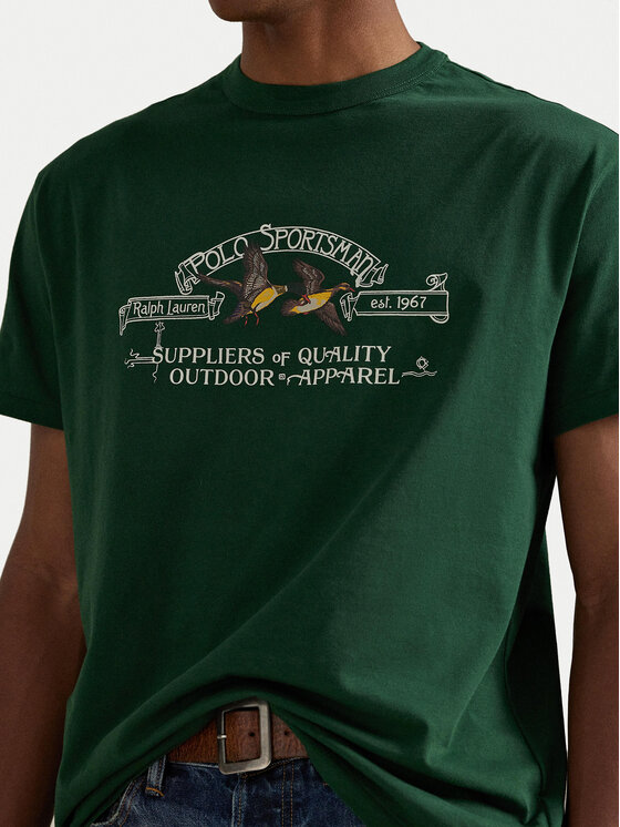 Polo Ralph Lauren Polo Ralph Lauren T-shirt 710981142004 Verde Classic Fit
