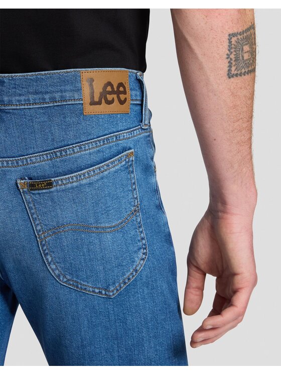 Lee Lee Jeansy RIDER Niebieski Straight Leg
