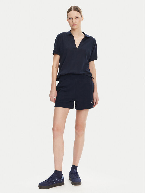 Tommy Hilfiger Tommy Hilfiger Szorty sportowe WW0WW45518 Granatowy Regular Fit