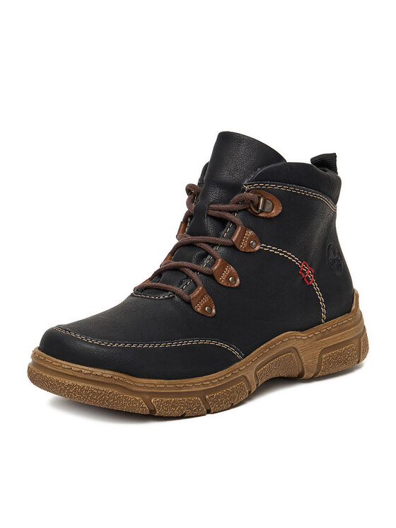Rieker Rieker Schnürschuhe CEO-72313-00 Schwarz