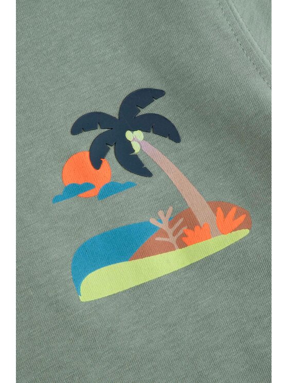 Coccodrillo Coccodrillo T-Shirt WC6143204TBK-011 Zielony Regular Fit