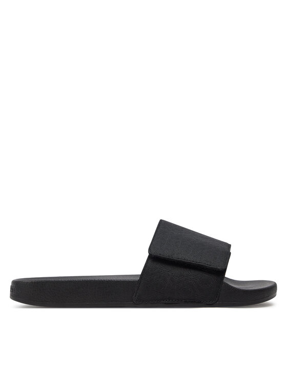 Şlapi Calvin Klein Adj Pool Slide Jaq Mono HM0HM01438 Negru