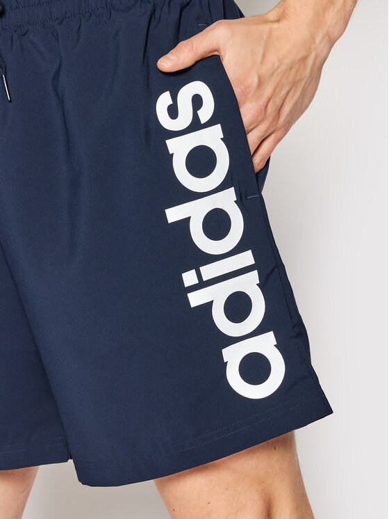 adidas adidas Спортни шорти Aeroready Essentials Chelsea Linear Logo GK9608 Тъмносин Regular Fit