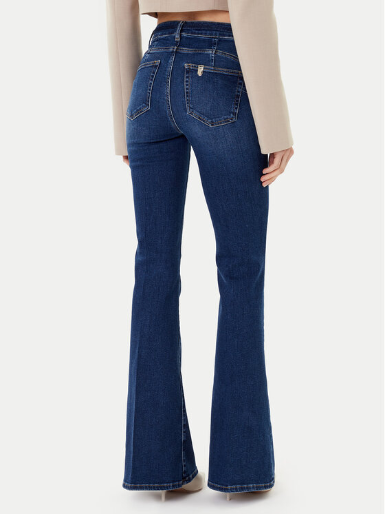 Liu Jo Liu Jo Jeans hlače UF5099 D0264 78951 Mornarsko modra Regular Fit