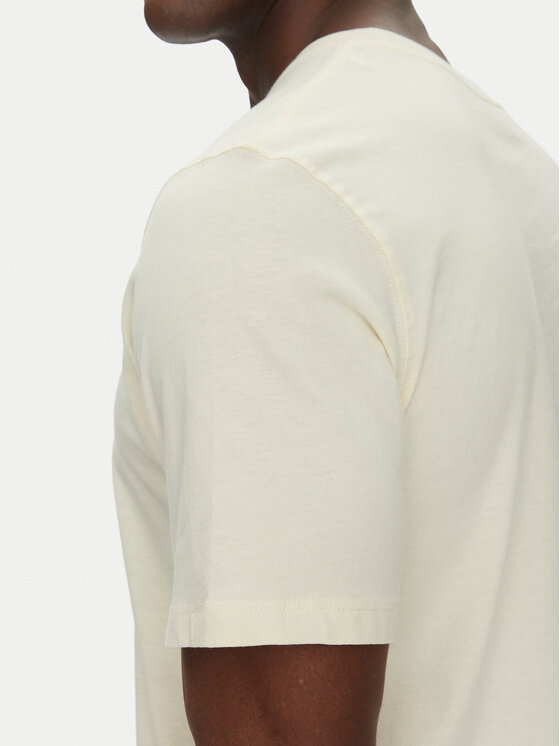 Jack & Jones Jack & Jones Tričko Varenna 12273163 Krémová Regular Fit