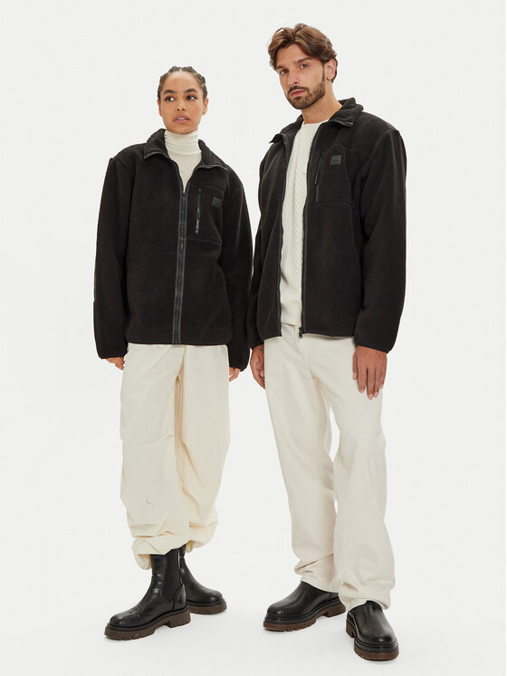 Rains Rains Átmeneti kabát Unisex Yermo 19000 Fekete Relaxed Fit