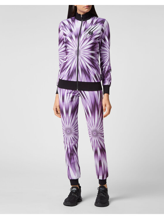 Plein Sport Plein Sport Completo top e pantaloni 3501 Viola Regular Fit