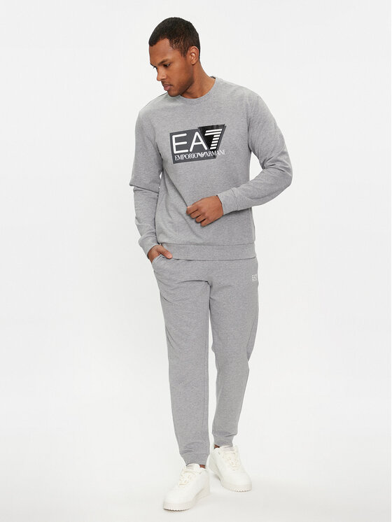 Ea7 Emporio Armani Jogginganzug 3dpv51 Pj05z 3905 Grau Regular Fit