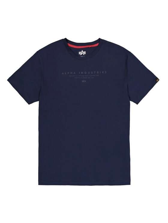 Alpha Industries Alpha Industries T-Shirt AI.266552 Granatowy Regular Fit