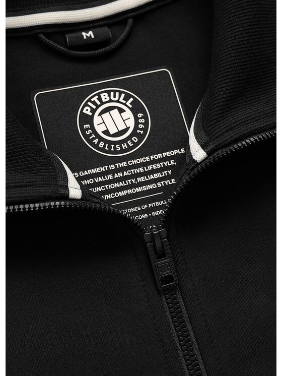 PITBULL PITBULL Bluza CHARGER SMALL LOGO Czarny Regular Fit