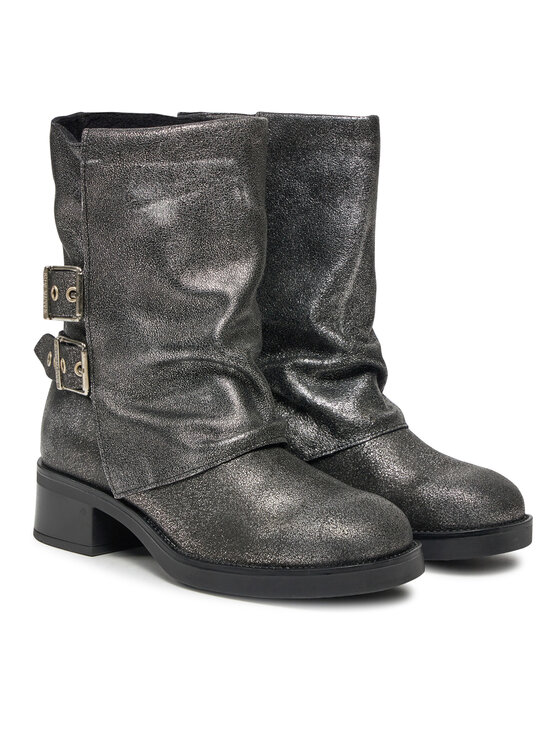 Steve Madden Steve Madden Botki Bonfire SM11003415 Srebrny