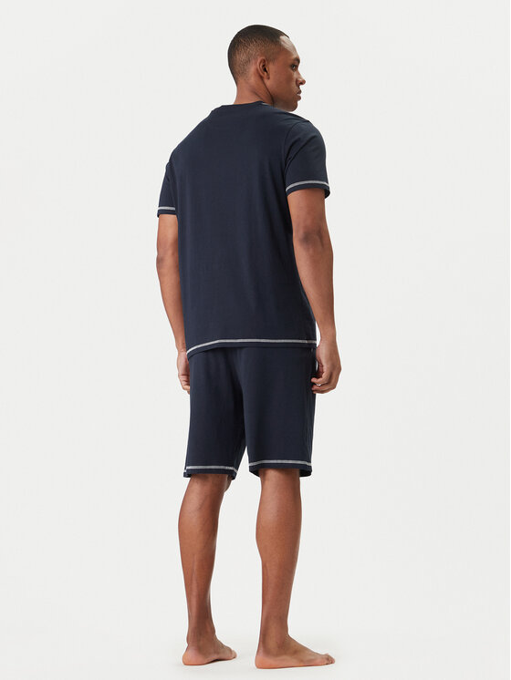 Guess Guess Pidžama U6GX03 KCAM1 Tumši zils Regular Fit