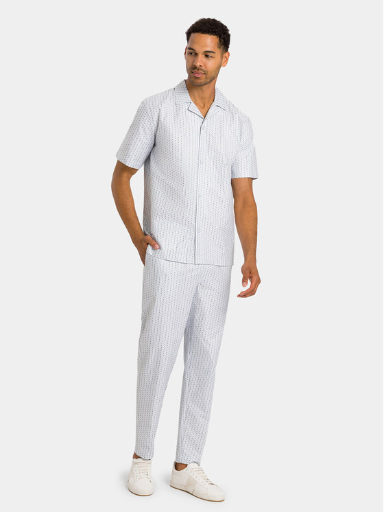 Hanro Hanro Pijama 75766 Alb Regular Fit