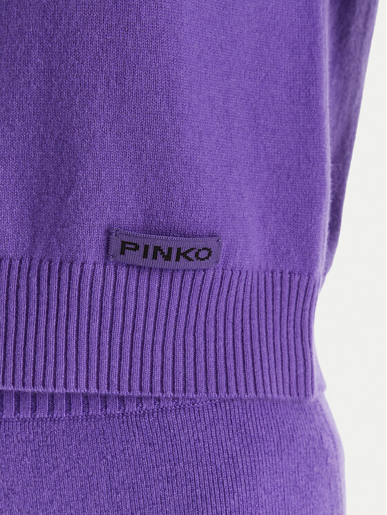 PINKO PINKO Polo majica Gorgona 105450 A2Q9 Vijolična Regular Fit