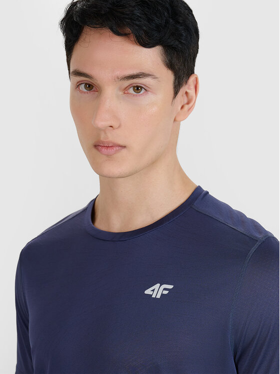 4F 4F Koszulka techniczna active Szary ciemny Regular Fit