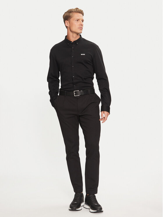 BOSS Boss Marškiniai B_Motion 50525031 Juoda Regular Fit