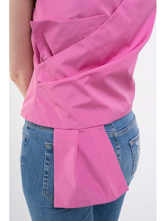 PINKO PINKO Top Ramones 1 Różowy Regular Fit