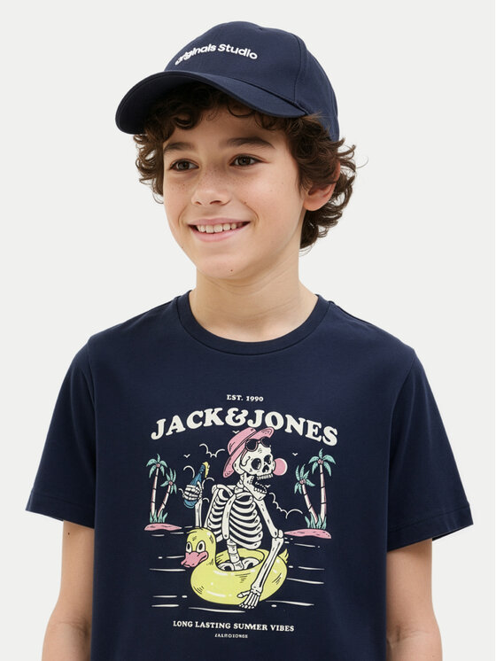 Jack & Jones Junior Jack & Jones Junior Kšiltovka Vesterbro 12254108 Tmavomodrá
