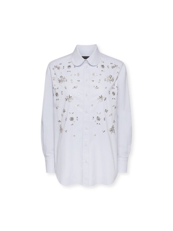 Elena Mirò Elena Mirò Camicia 5143P000198N004 Turchese Slim Fit