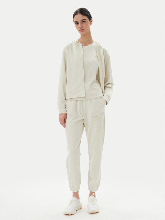 EA7 Emporio Armani EA7 Emporio Armani Teplákové kalhoty 7W000480 AF13135 U1112 Béžová Regular Fit