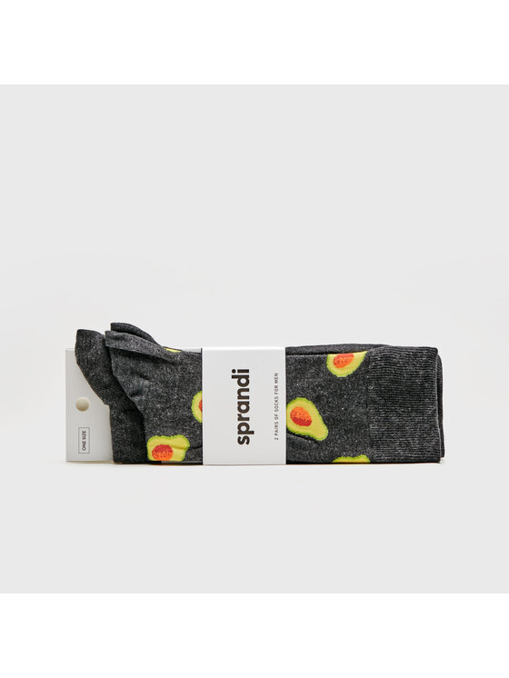 Sprandi Sprandi Lange Socken SS21-SSM003 Grau