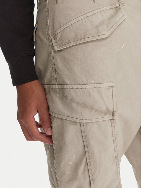 G-Star Raw G-Star Raw Bavlnené nohavice MA1 Cargo D26945-D388 Béžová Regular Fit