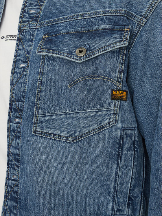 G-Star Raw G-Star Raw Džínsová bunda Dakota D23593-D536 H152 Modrá Regular Fit