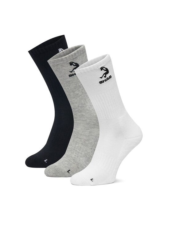 SHAQ Shaq Calzini corti AS_SHQ_H_001W_SS25 (3-PACK) Multicolore