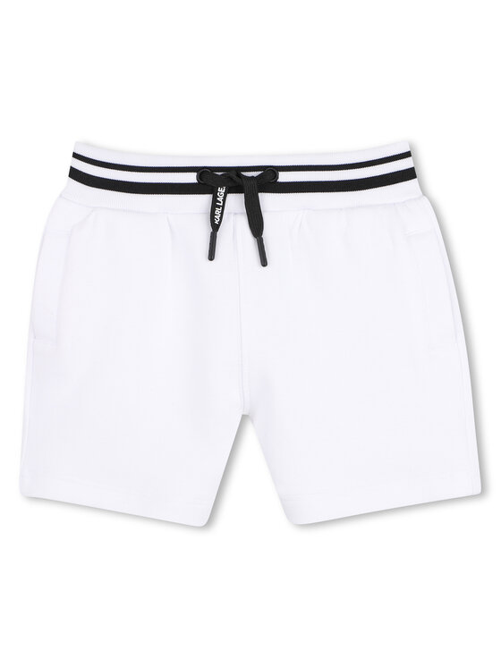 Karl Lagerfeld Kids Karl Lagerfeld Kids Komplekti kuuluvad t-särk ja šortsid Z31074 Must Regular Fit