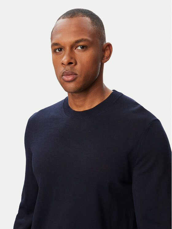 BOSS BOSS Пуловер H-Leno 50565469 Тъмносин Regular Fit
