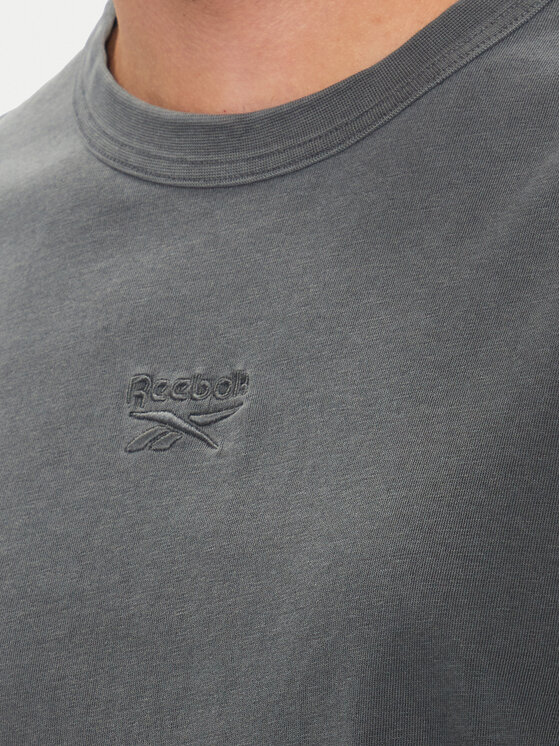 Reebok Reebok T-Shirt Identity Washed 100200155 Szary Relaxed Fit