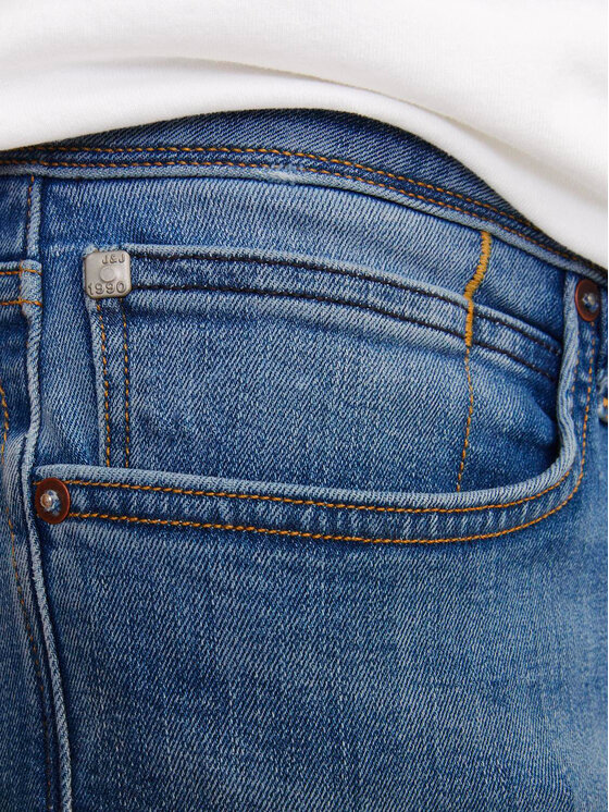 Jack&Jones Jack&Jones Jeans kratke hlače Jjirick 12250488 Modra Regular Fit