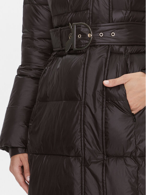 Patrizia Pepe Patrizia Pepe Ziemas jaka 2O0121/A9M1-K103 Melns Regular Fit