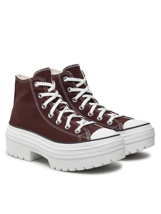 Converse Converse Trampki Chuck Taylor All Star Lugged Heel Platform A09401C Bordowy