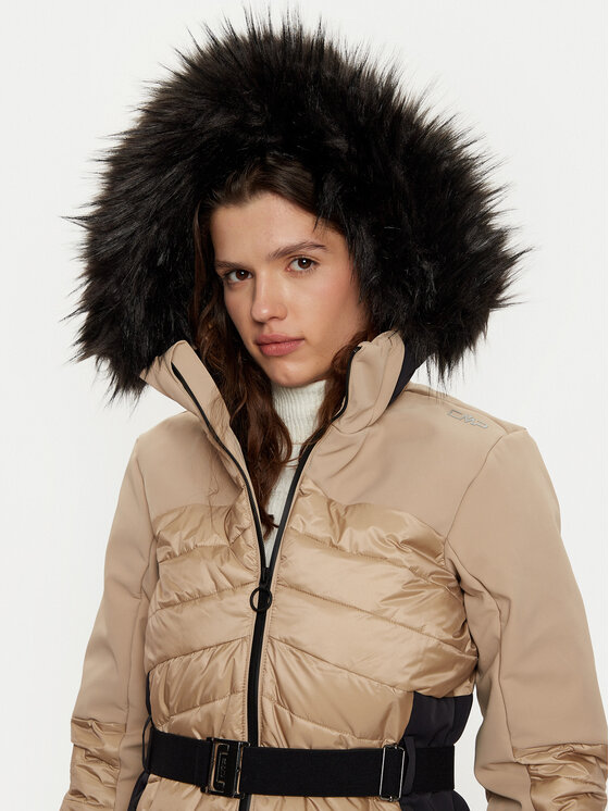 CMP CMP Slidinėjimo striukė 34W4436F Smėlio Regular Fit