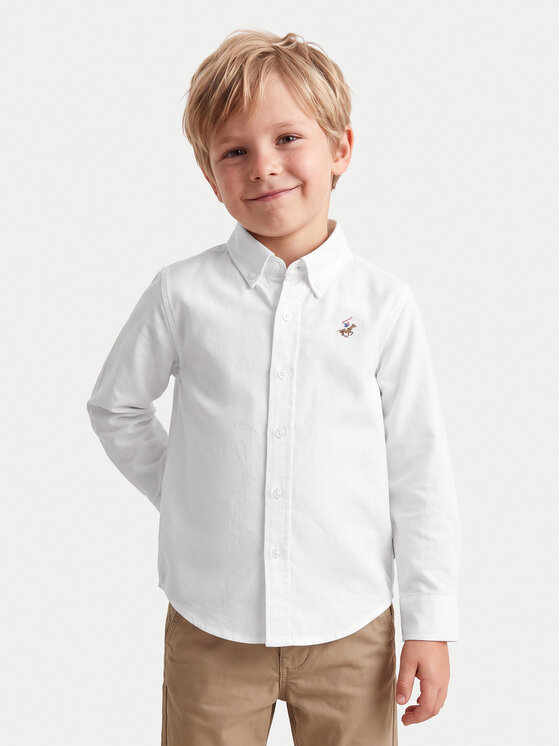 Beverly Hills Polo Club Beverly Hills Polo Club Srajca P-SS26B-SH0152 Bela Regular Fit