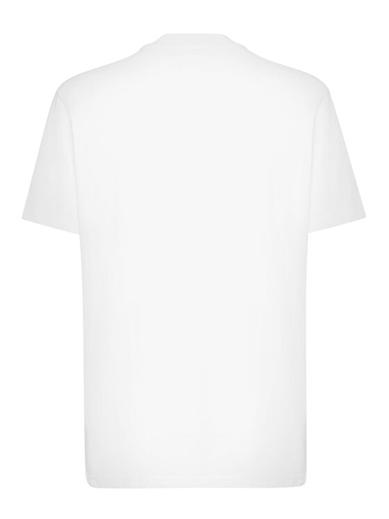 PHILIPP PLEIN PHILIPP PLEIN T-Shirt 99 Biały Regular Fit
