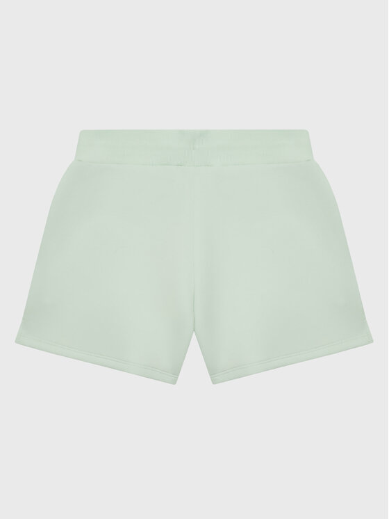 Guess Guess Szorty sportowe J3GD21 FL04P Zielony Relaxed Fit