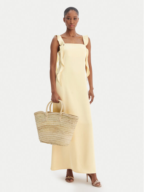 Vero Moda Vero Moda Коктейлна рокля Eloisa 10340914 Жълт Slim Fit