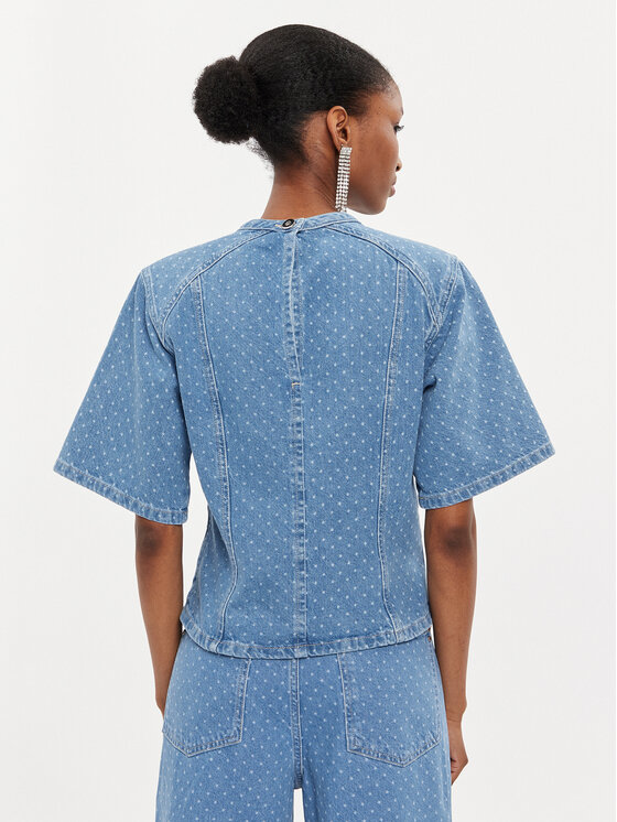 Custommade Custommade Bluse Stella 999449289 Blau Regular Fit