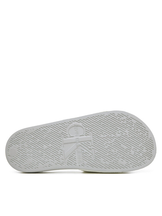 Calvin Klein Jeans Calvin Klein Jeans Шльопанці Slide Monogram Co YW0YW00103 Écru