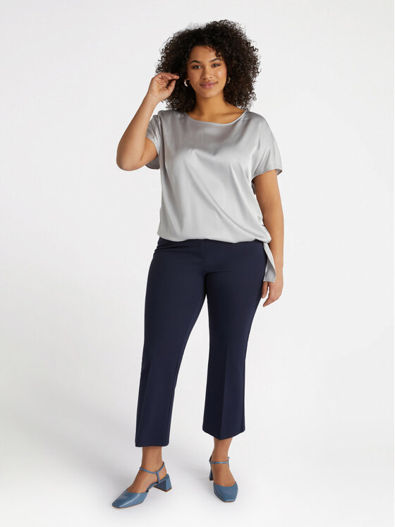 Fiorella Rubino Fiorella Rubino Bluzka 2739T002226N013 Szary Regular Fit